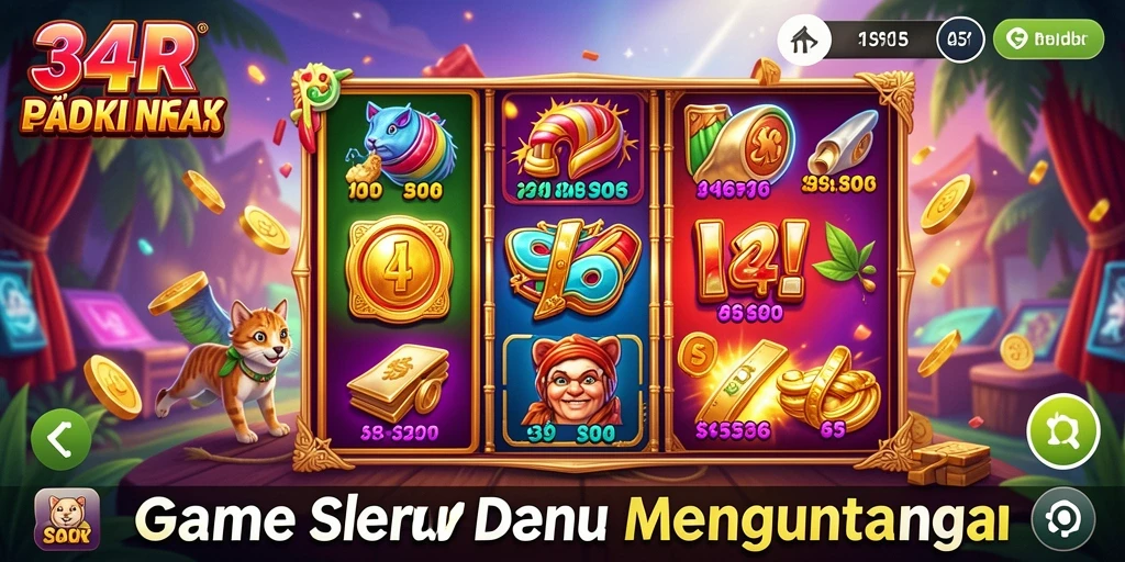 Tampilan menarik dari gameplay 34R yang memikat pemain.