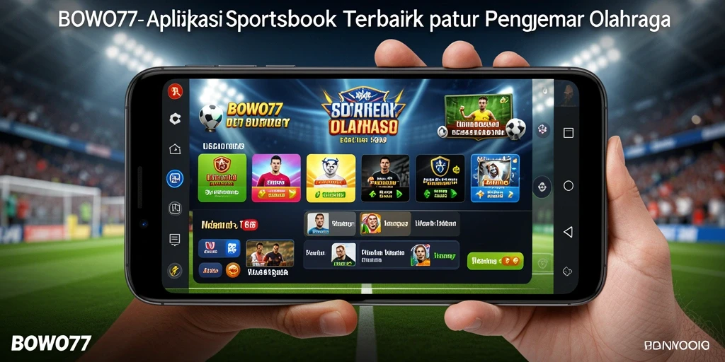 Tampilan antarmuka pengguna BOWO77 yang menarik dan modern.
