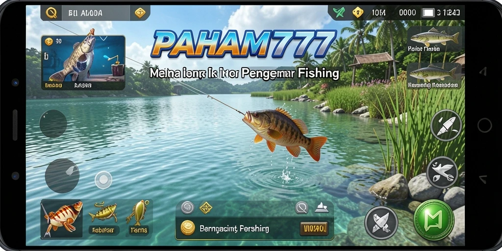 Screenshot PAHAM777 menunjukkan keseruan pengalaman memancing yang menawan.